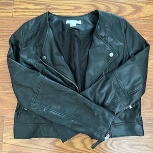 H&M Faux Leather Jacket - like new